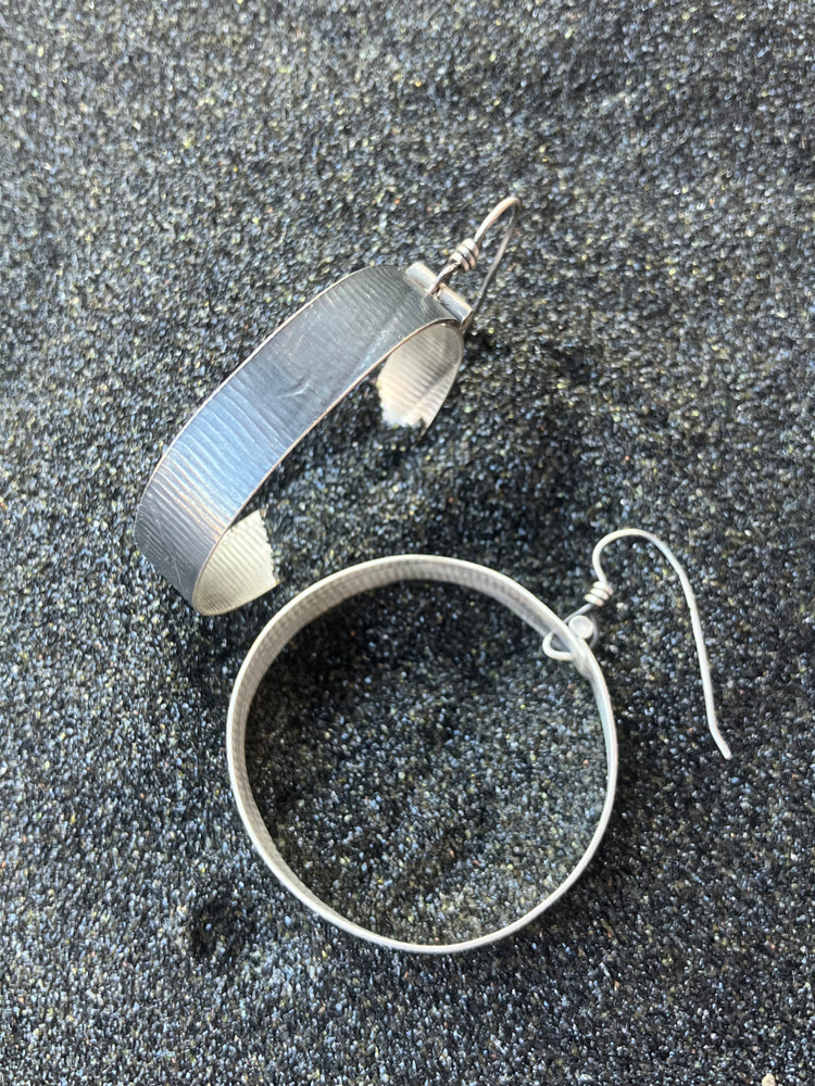 Textured Hoop Earrings - Terri Logan Studio