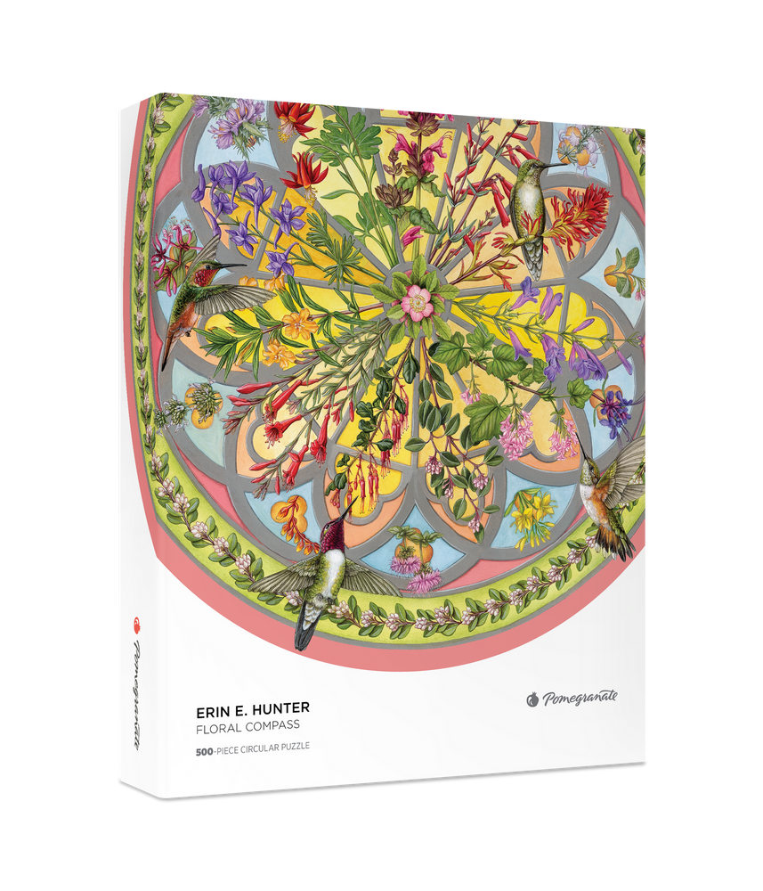 Erin E. Hunter: Floral Compass - Circular Puzzle