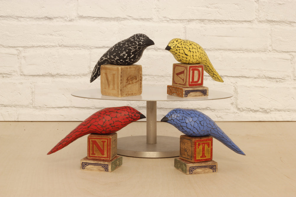 
            
                Load image into Gallery viewer, Carved Wooden Birds - Paul Sumner
            
        