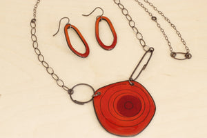 
            
                Load image into Gallery viewer, Doodle Necklace &amp;amp; Earrings - Kimberly Geiser
            
        