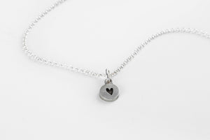 
            
                Load image into Gallery viewer, Petite Heart Necklace - Emily Rosenfeld
            
        