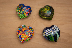 
            
                Load image into Gallery viewer, Heart Paperweight - Mad Art Glass
            
        