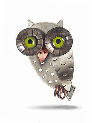 Wise Owl Pin - Chickenscratch