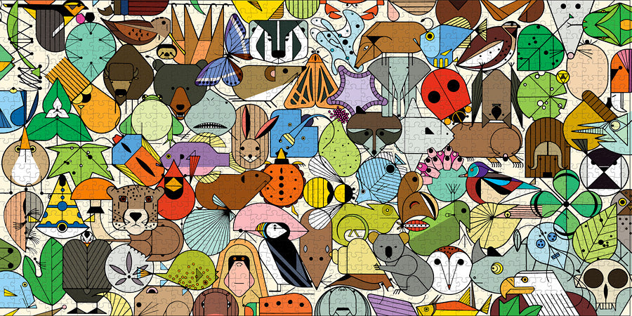 
            
                Load image into Gallery viewer, Beguiled by the Wild puzzle by Charley Harper
            
        