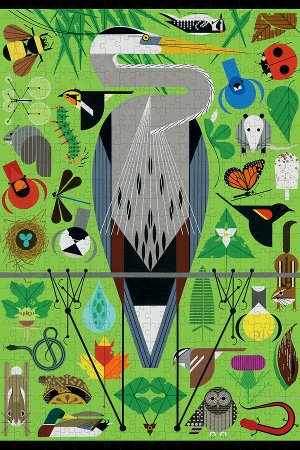 Secret Sanctuary Puzzle by Charley Harper