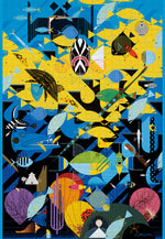 The Coral Reef Puzzle by Charley Harper
