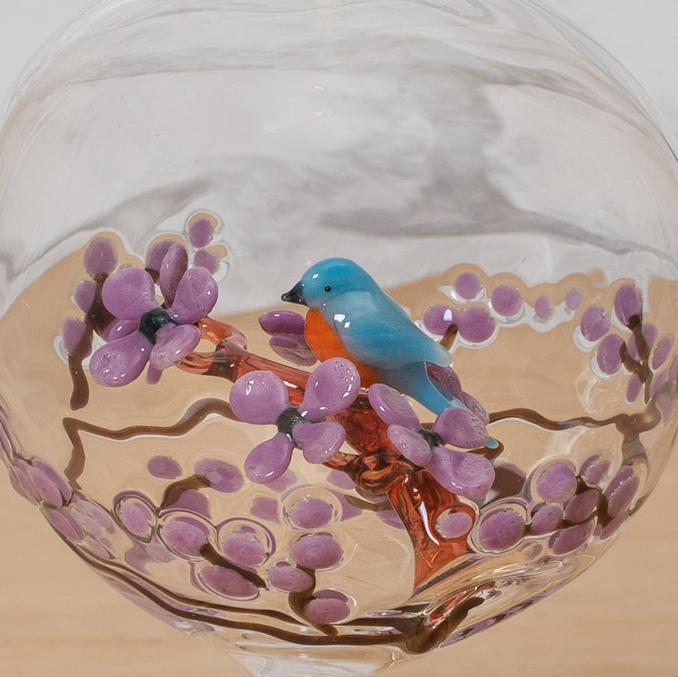 
            
                Load image into Gallery viewer, Bluebird Glass Ornament - Steve Scherer
            
        